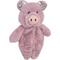 Show in main carousel: Petlou Floppy Pig Squeaky Plush Dog Toy, Mauve, 13-in slide 1 of 6