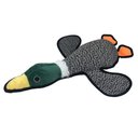 Petlou Farmhouse Mallard Duck Squeaky Plush Dog Toy, Grey, 21-in
