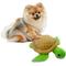 Show in main carousel: Petlou Dotty Friends Tortoise Squeaky Plush Dog Toy, Green, 12-in slide 2 of 6