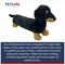 Show in main carousel: Petlou Dachshund Squeaky Plush Dog Toy, Black, 29-in slide 4 of 6