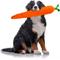 Show in main carousel: Petlou Luxe Carrot Squeaky Plush Dog Toy, Orange, 33-in slide 2 of 6