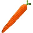 Show in main carousel: Petlou Luxe Carrot Squeaky Plush Dog Toy, Orange, 33-in slide 1 of 6