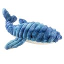 Petlou Zoo Friends Whale Squeaky Plush Dog Toy, Blue, 36-in
