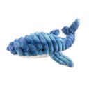 Petlou Zoo Friends Whale Squeaky Plush Dog Toy, Blue, 26-in
