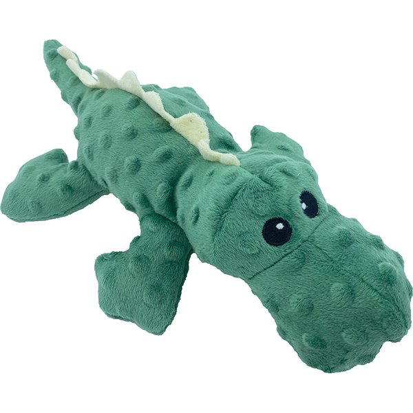 Petlou Dotty Friends Crocodile Squeaky Plush Dog Toy