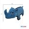 Show in main carousel: Petlou Farmhouse Rhino Squeaky Plush Dog Toy, Blue, 13-in slide 3 of 5