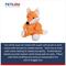 Show in main carousel: Petlou Dotty Friends Fox Squeaky Plush Dog Toy, Orange, 12-in slide 4 of 5