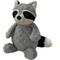 Show in main carousel: Petlou Dotty Friends Raccoon Squeaky Plush Dog Toy, Grey, 12-in slide 1 of 5
