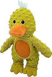 Petlou Dotty Friends 3.0 Duck Squeaky Plush Dog Toy, Yellow, 13-in