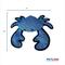 Show in main carousel: Petlou Farmhouse Crab Squeaky Plush Dog Toy, Blue, 12-in slide 3 of 5