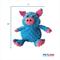 Show in main carousel: Petlou Dotty Friends Pig Squeaky Plush Dog Toy, Blue, 12-in slide 3 of 6