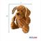 Show in main carousel: Petlou Dotty Friends Dog Squeaky Plush Dog Toy, Brown, 12-in slide 4 of 7