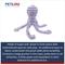Show in main carousel: Petlou King Octopus Squeaky Plush Dog Toy, Purple, 26-in slide 4 of 5