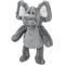 Show in main carousel: Petlou Zoo Friends Elephant Squeaky Plush Dog Toy, Grey, 16-in slide 1 of 5