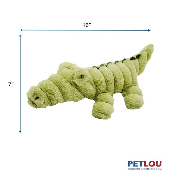 Petlou Ripples Zoo Friends Giraffe Squeaky Plush Dog Toy