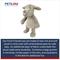 Show in main carousel: Petlou Farm Friends Dog Squeaky Plush Dog Toy, Brown, 16-in slide 4 of 6