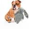 Show in main carousel: Petlou Floppy Rabbit Squeaky Plush Dog Toy, Grey, 13-in slide 2 of 6