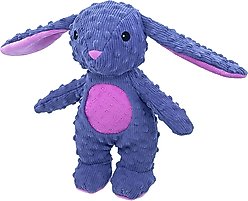 Petlou Dotty Friends 3.0 Rabbit Squeaky Plush Dog Toy, Purple, 13-in