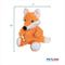 Show in main carousel: Petlou Dotty Friends Fox Squeaky Plush Dog Toy, Orange, 12-in slide 3 of 5