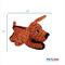 Show in main carousel: Petlou Farmhouse Dog Squeaky Plush Dog Toy, Orange, 11-in slide 3 of 5