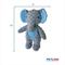 Show in main carousel: Petlou Dotty Friends 3.0 Elephant Squeaky Plush Dog Toy, Grey, 13-in slide 3 of 5