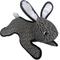 Show in main carousel: Petlou Farmhouse Rabbit Squeaky Plush Dog Toy, Grey, 15-in slide 1 of 6