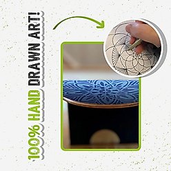 Funky Flies Dream Catcher SkateBowls Stainless Steel Elevated Cat Bowls, 3-cup, Purple slide 2 of 8