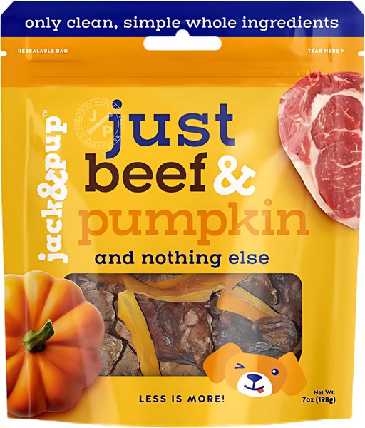 Jack & Pup Just Pork & Apple Natural Dog Chew Treats, 7-oz bag