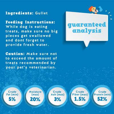 Show full view: Jack & Pup Joint Health 6-inch Beef Gullet Sticks Dog Treats, 1 count slide 5 of 8