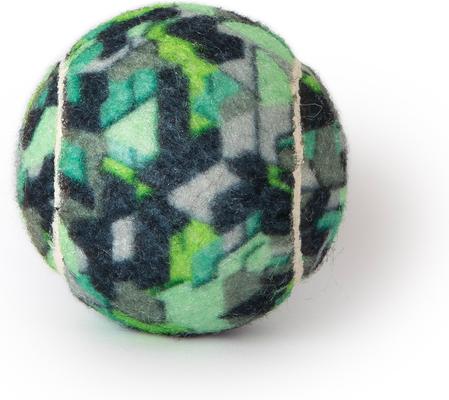 Show full view: Hyper Pet Camo Tennis Balls Dog Toys, Medium, 4 count, Green slide 4 of 4