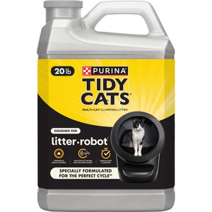 Tidy Cats Odor Control Scented Clumping Cat Litter Designed for Litter-Robot, 20-lb jug, case of 2