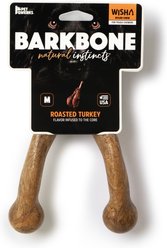 Bark Bone Wishbone Dog Chew Toy, Tan, Medium, Turkey Flavor
