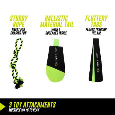 Show full view: Hyper Pet Flirt Pole Dog Training Toy, Black, Large slide 5 of 9