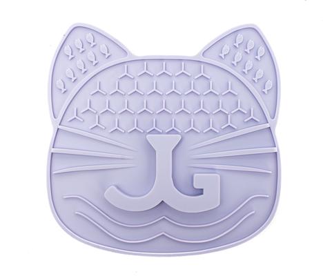 Show full view: Jackson Galaxy Mmmeow Mat Non-skid Silicone Cat Feeder, 1-cup, Lavender slide 3 of 9