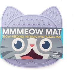 Jackson Galaxy Mmmeow Mat Non-skid Silicone Cat Feeder, 1-cup, Lavender
