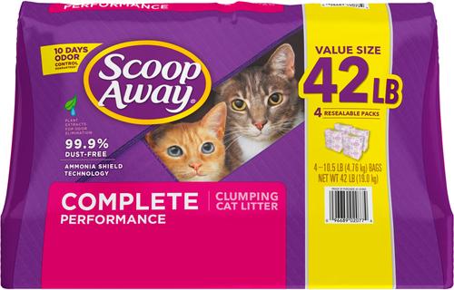 Show full view: Scoop Away Complete Performance Fresh Scented Clumping Clay Litter + Cat Chow Indoor Hairball & Healthy Weight Dry Cat Food slide 6 of 10