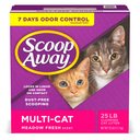 Scoop Away Multi-Cat Meadow Fresh Scented Clumping Clay Cat Litter, 25-lb box