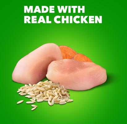 Show full view: Iams ProActive Health Classic Ground with Slow Cooked Chicken & Rice Healthy Aging Senior Canned Wet Dog Food, 13-oz can, case of 4 slide 4 of 11