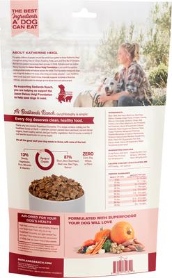 Show full view: Badlands Ranch Superfood Complete Beef & Bison Grain-Free Air-Dried Dog Food, 11.5-oz bag slide 3 of 8