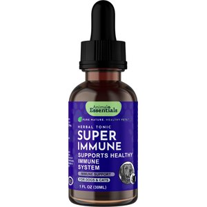 Animal Essentials Super Immune Support Dog & Cat Supplement, 1-fl oz bottle