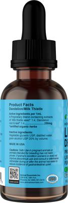 Show full view: Animal Essentials Liver Defense Support Dog & Cat Supplement, 1-fl oz bottle slide 3 of 5