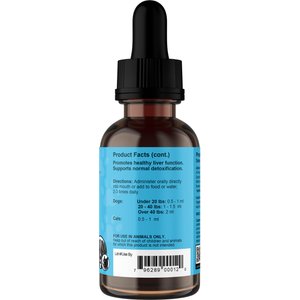 Animal Essentials Detox Blend Liver Support Dog & Cat Supplement, 2-fl oz bottle