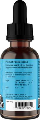 Show full view: Animal Essentials Detox Blend Liver Support Dog & Cat Supplement, 2-fl oz bottle slide 4 of 5