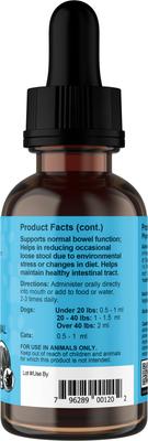Show full view: Animal Essentials Colon Rescue Herbal GI Support Dog & Cat Supplement, 2-fl oz bottle slide 4 of 5