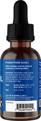 Show full view: Animal Essentials Tranquility Blend Herbal Formula Dog & Cat Supplement, 1-fl oz bottle slide 4 of 6
