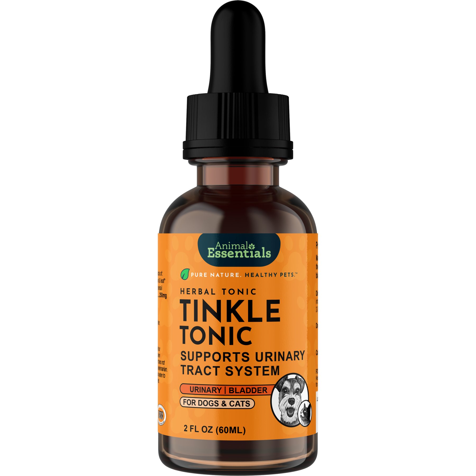 Animal Essentials Tinkle Tonic Herbal Dog & Cat Supplement, 2-oz