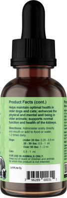 Show full view: Animal Essentials Senior Support Herbal Formula Dog & Cat Supplement, 1-fl oz bottle slide 4 of 5