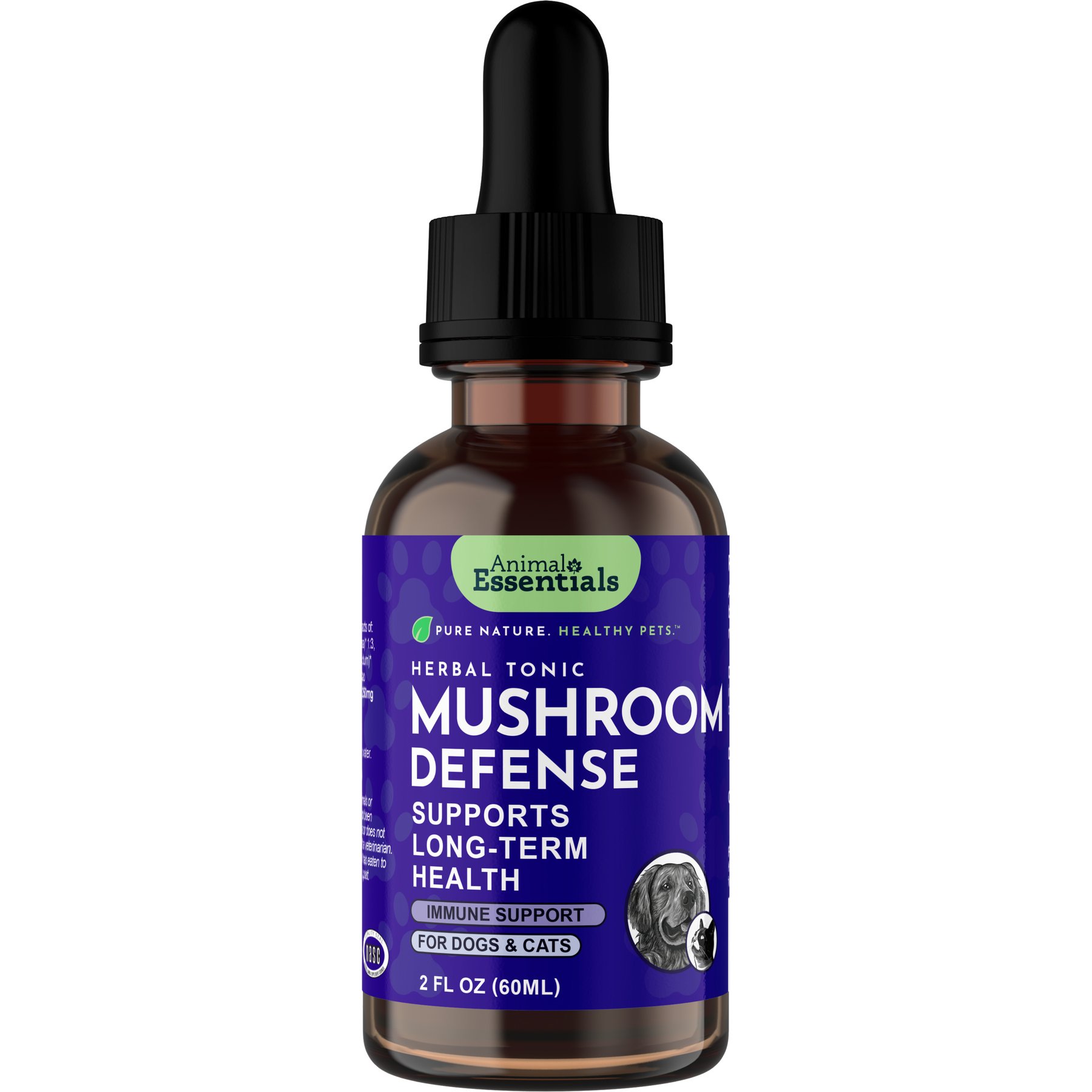 Animal Essentials Mushroom Defense Immune Support for Dogs & Cats, 2oz