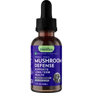 Animal Essentials Mushroom Defense Immune Support Dog & Cat Supplement, 1-fl oz bottle