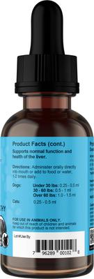 Show full view: Animal Essentials Liver Defense Support Dog & Cat Supplement, 1-fl oz bottle slide 4 of 5